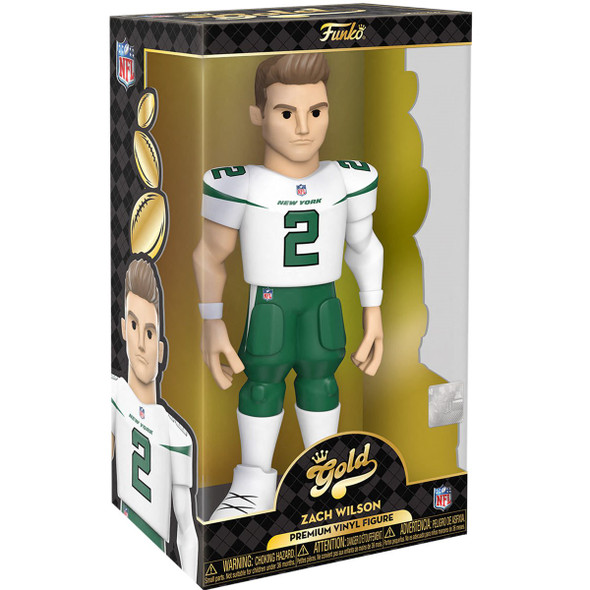 Funko NFL New York Jets Zach Wilson 12-Inch Vinyl Gold Figure