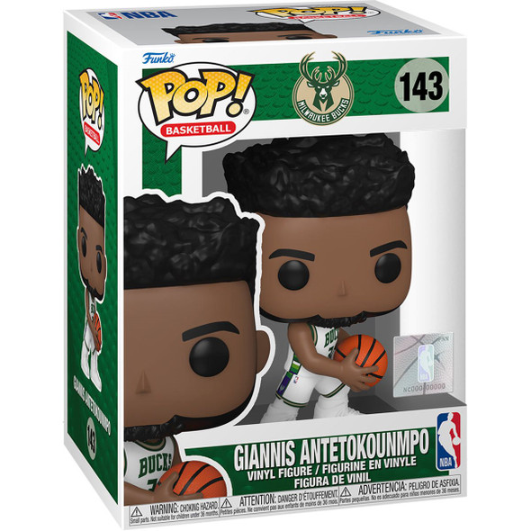 Funko NBA Bucks Giannis Antetokounmpo (City Edition 2021) Pop! Vinyl Figure