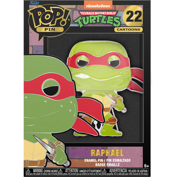 Funko Teenage Mutant Ninja Turtles Raphael Large Enamel Pop! Pin