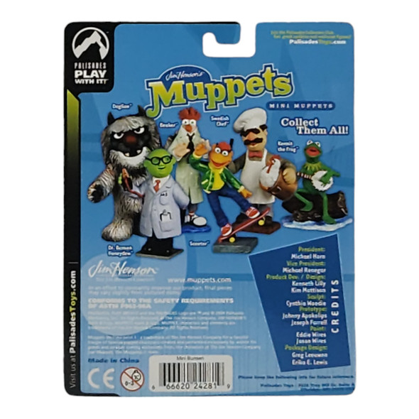 Palisades Mini Muppets Bunsen Collectible Figurine - Muppet Labs Scientist