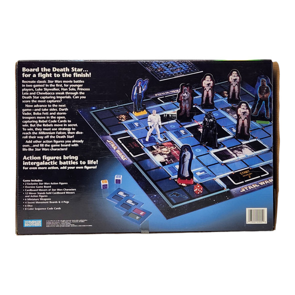 Parker Brothers Star Wars Original Trilogy Escape The Death Star Action Figure Game