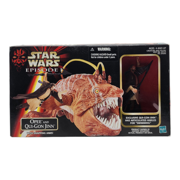 Hasbro Star Wars Episode 1 Opee and Qui-Gon Jinn Set