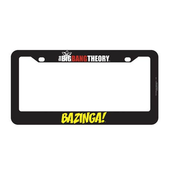 Big Bang Theory Bazinga! License Plate Frame