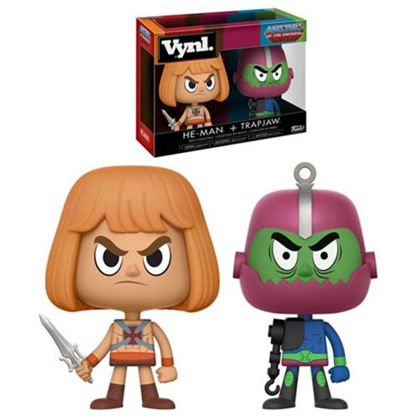 Masters of the Universe He-Man and Trap Jaw Vynl. Figure 2-Pack