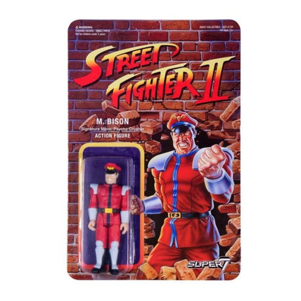 Street Fighter II M. Bison ReAction Figure