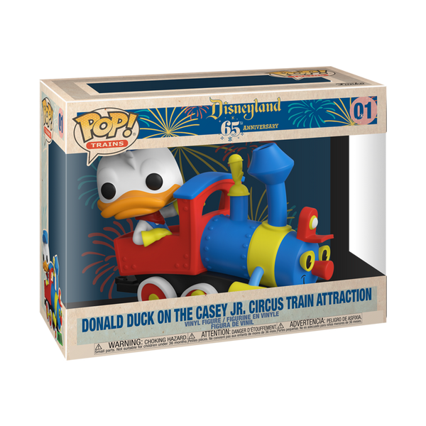 Funko Pop! Disney 65th Donald Duck On The Casey Jr. Circus Train Attraction