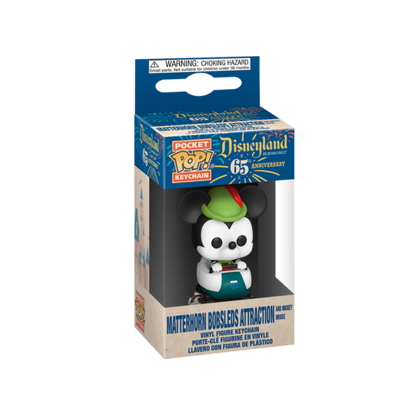 Funko Disney 65th Matterhorn Attraction And Mickey Mouse POP! Keychain
