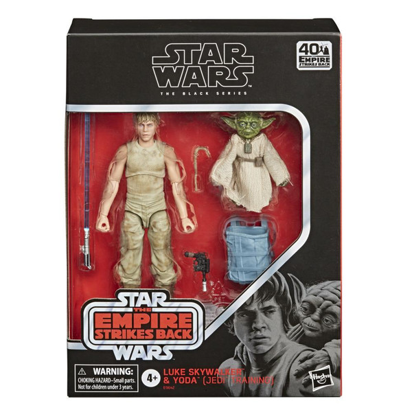 Star Wars The Black Series Luke Skywalker and Yoda (Jedi Training) 6-Inch Action Figures