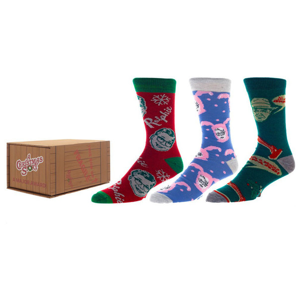 A Christmas Story 3 Pair Crew Box Set