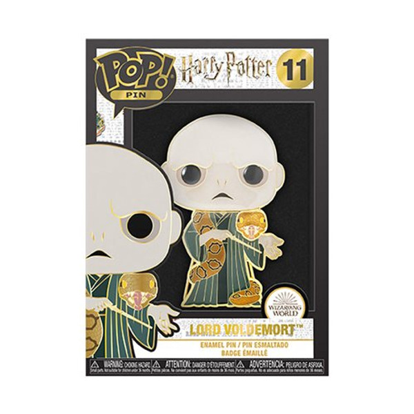 Harry Potter Voldemort with Nagini Large Enamel Pop! Pin