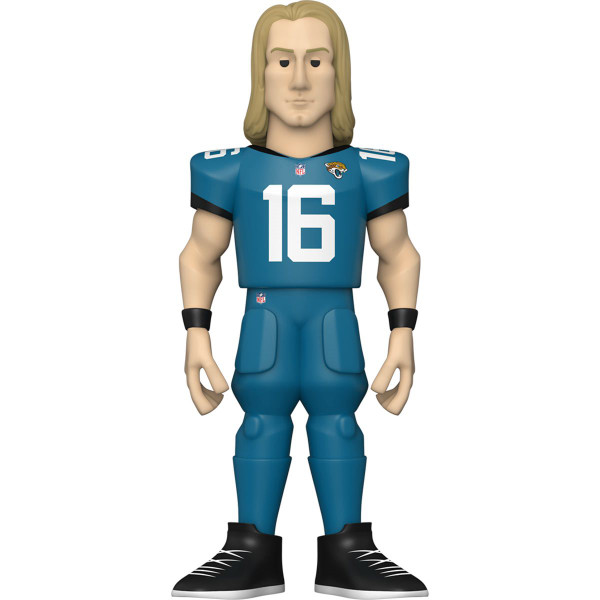 Funko NFL Jaguars Trevor Lawrence (Home Uniform) 5-Inch Vinyl Gold Figure