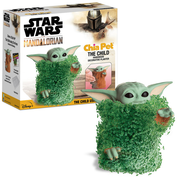 NECA Star Wars The Mandalorian Child Using the Force Chia Pet