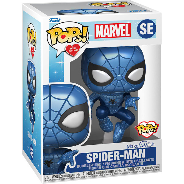 Funko Make-A-Wish Spider-Man Metallic Pop! Vinyl Figure