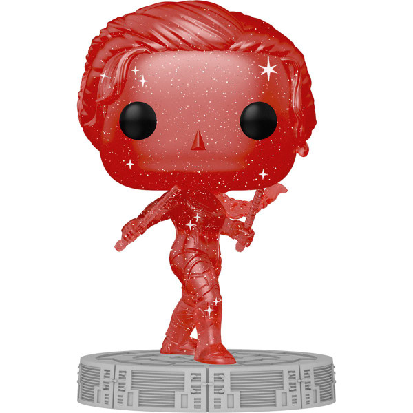 Funko Avengers Infinity Saga Black Widow Red Artist Series Pop! Vinyl Figure with Pop! Protector Case