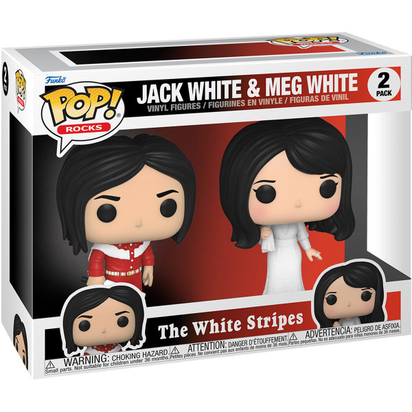 Funko The White Stripes Jack White and Meg White Pop! Vinyl Figure 2-Pack