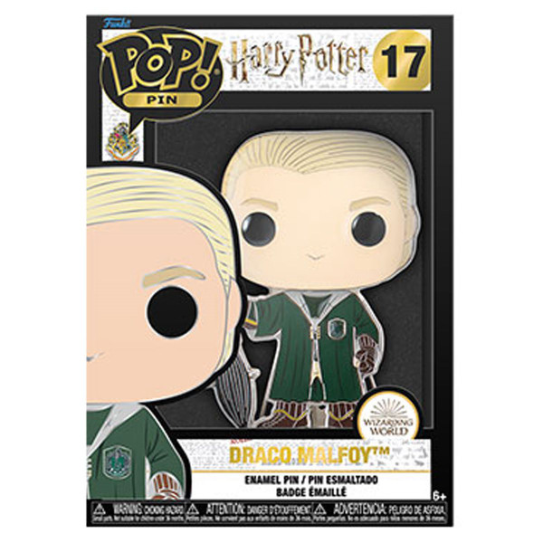 Funko Harry Potter Wizarding World Draco Malfoy Large Enamel Pop! Pin