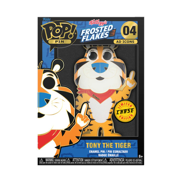 Funko Frosted Flakes Tony The Tiger Large Enamel CHASE Pop! Pin