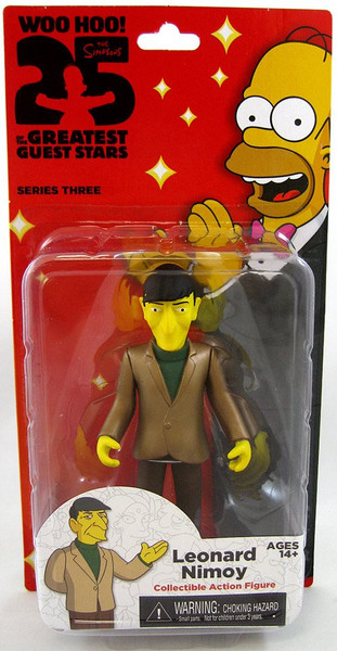 NECA Simpsons 25th Anniversary 5-Inch Series 3 - Leonard Nimoy Action Figure