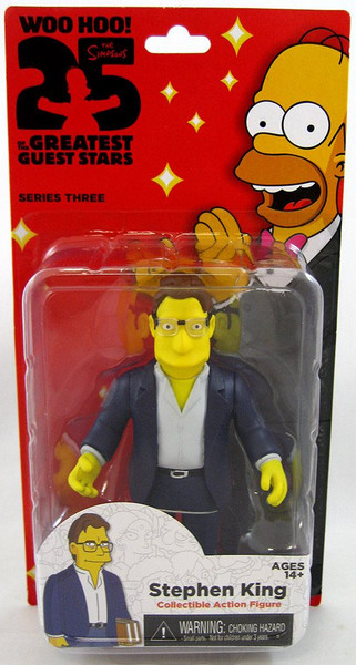 NECA Simpsons 25th Anniversary 5-Inch Series 3 - Stephen King Action Figure