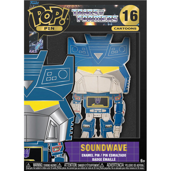 Funko Transformers Soundwave Large Enamel Pop! Pin