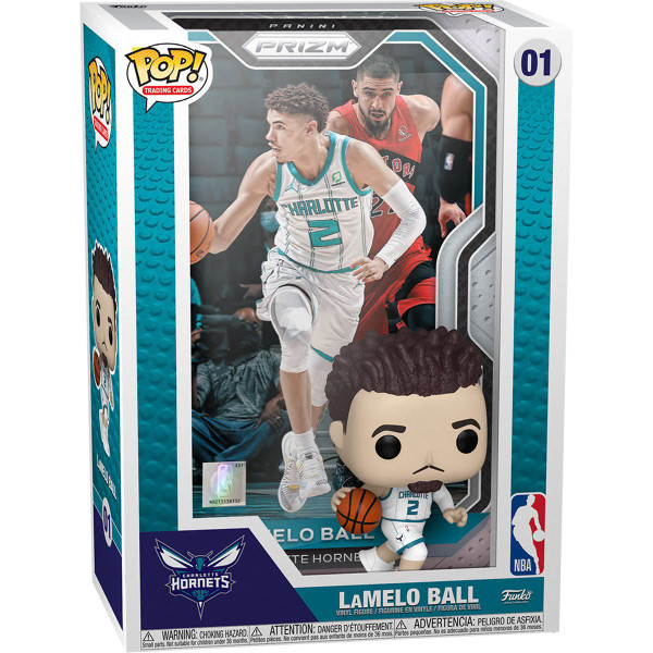 Funko NBA LaMelo Ball Pop! Trading Card Figure with Case