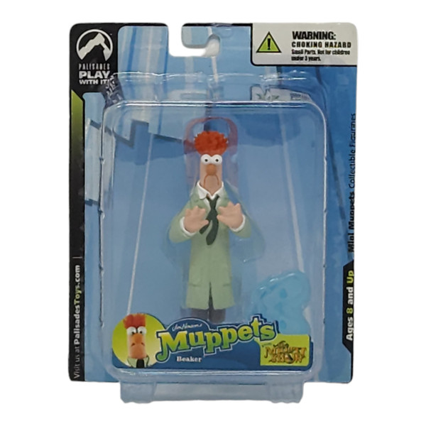 Palisades Mini Muppets Beaker Collectible Figurine - Iconic Muppet Labs Assistant
