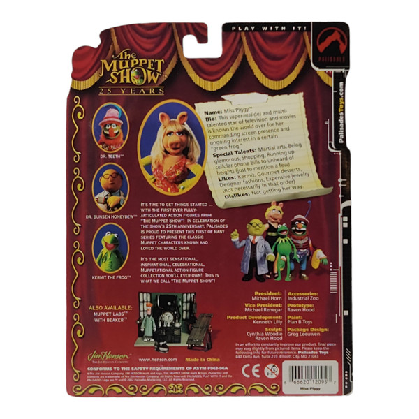 Palisades Muppets Series 1 Miss Piggy Action Figure