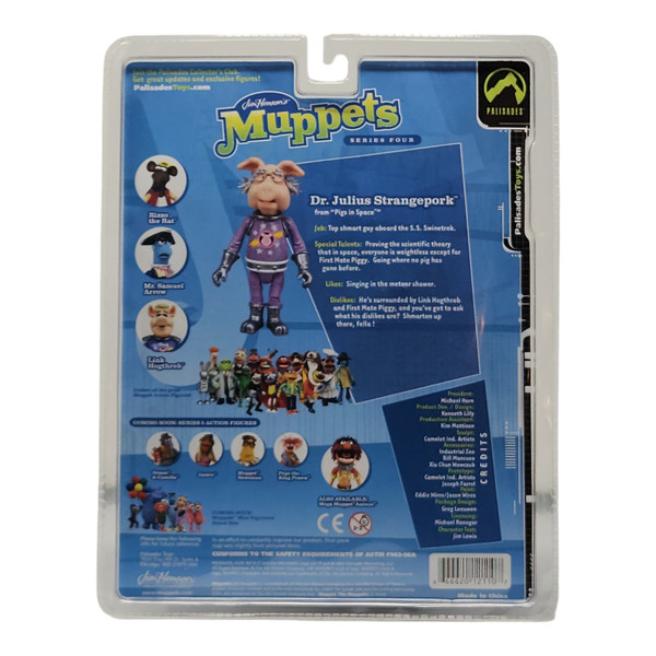 Palisades Muppets Series 4 Dr. Julius Strangepork Action Figure - Collectible Space Explorer