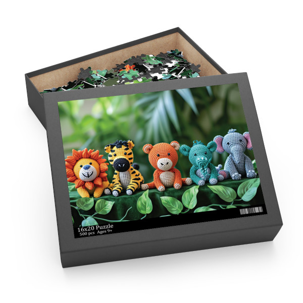 Tropical Tapestry Delight Jigsaw Puzzle