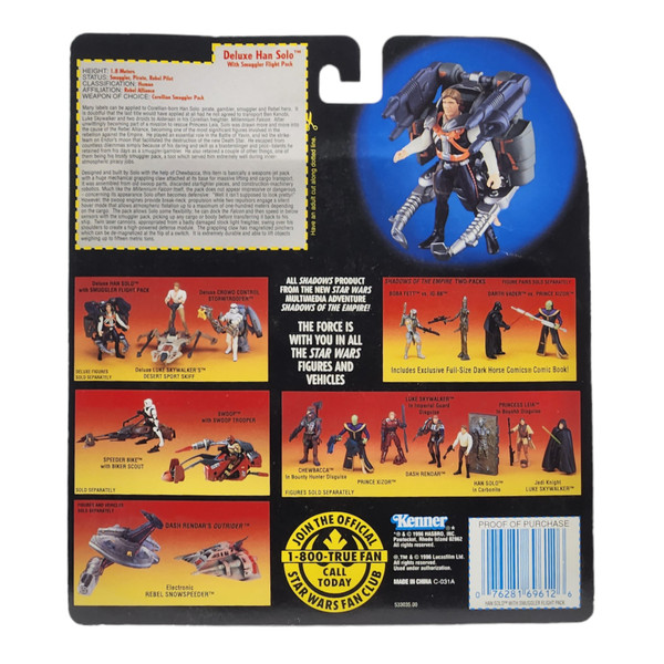 Kenner Star Wars POTF Deluxe Han Solo Action Figure