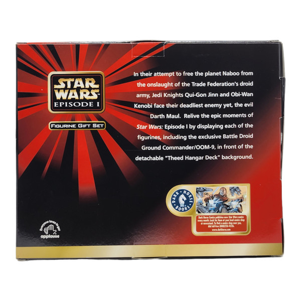 Applause Star Wars Episode 1 Darth Maul, Obi-Won & Qui-Gon Figurine Gift Set