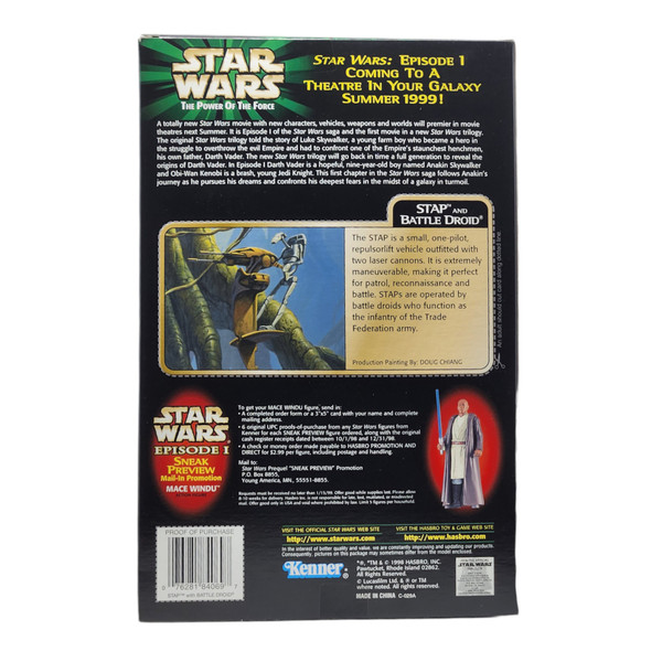 Hasbro Star Wars Episode 1 Sneak Preview STAP and Battle Droid Set