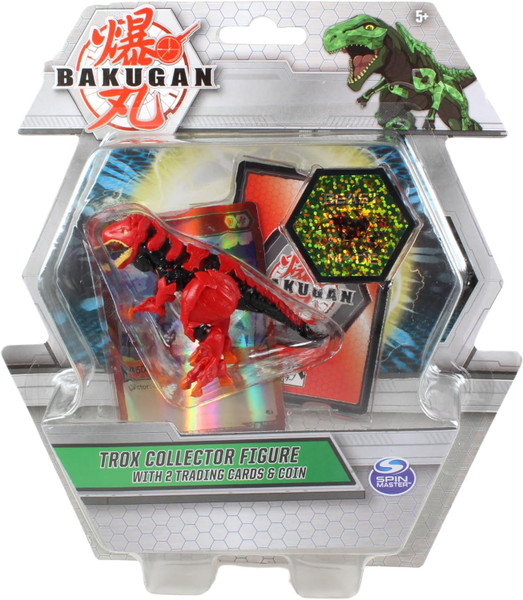 Bakugan Trox Collector Figure with 2 Trading Cards and Coin