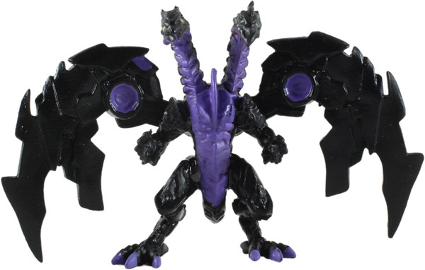 Bakugan Nillious (Purple) Collector Figure with 2 Trading Cards and Coin