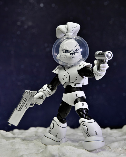 NECA Usagi Yojimbo Space Adventure Usagi Yojimbo Black & White 7-Inch Scale Action Figure
