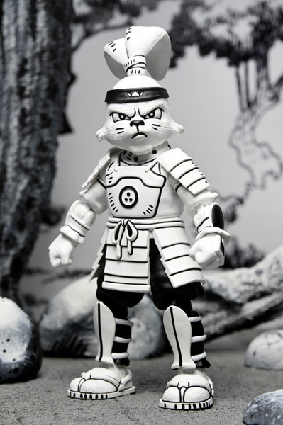NECA Usagi Yojimbo Samurai Usagi Yojimbo Black & White 7-Inch Scale Action Figure