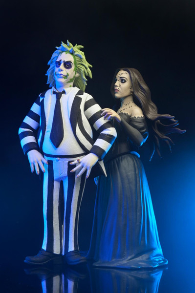 NECA Beetlejuice 2 Beetlejuice and Delores Toony Terrors 6-Inch Scale Action Figure 2-Pack