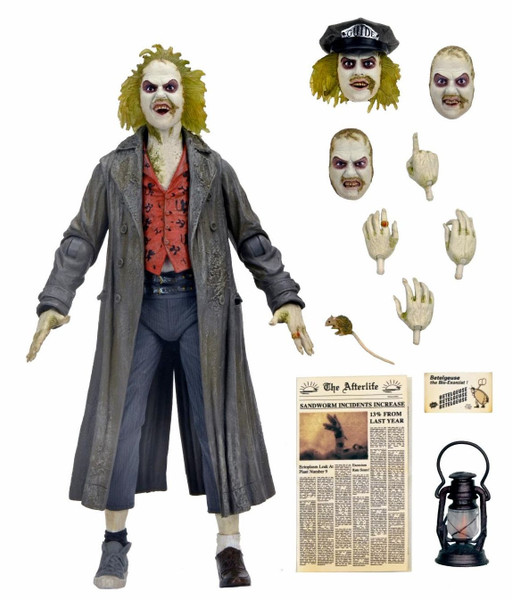 Neca Beetlejuice (1988) Ultimate Beetlejuice Tour Guide The Bio-Exorcist 7-Inch Scale Action Figure