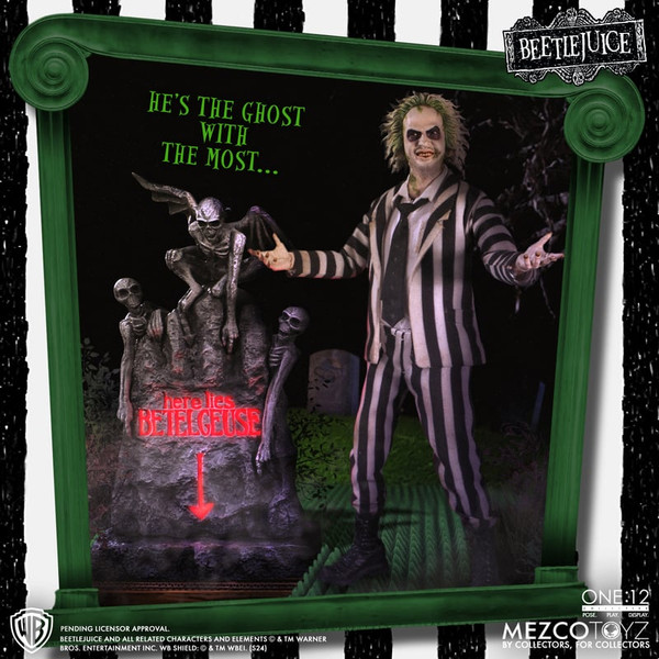 [PRE-ORDER] Mezco Toyz Beetlejuice Deluxe Edition One:12 Collective Action Figure
