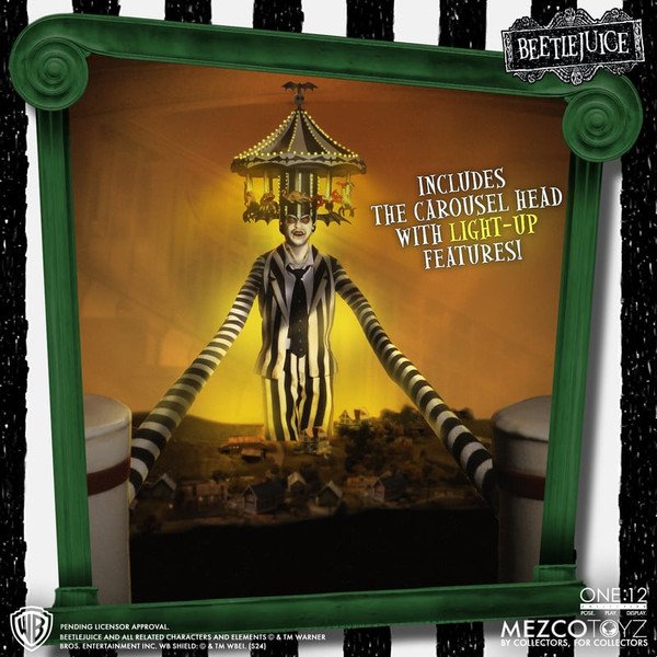 [PRE-ORDER] Mezco Toyz Beetlejuice Deluxe Edition One:12 Collective Action Figure