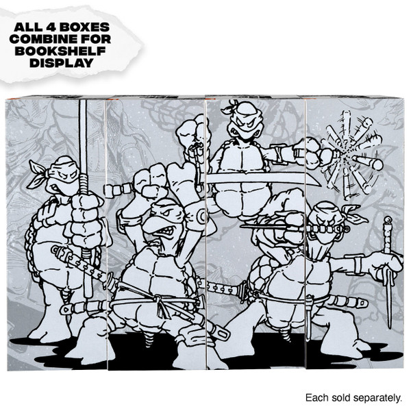 Teenage Mutant Ninja Turtles 40th Anniversary Black & White Original Sketch Set Of 4 (PX Previews Exclusive)