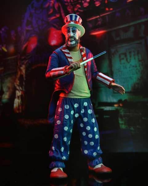 NECA House of 1000 Corpses Captain Spaulding Tailcoat 20th Anniversary 7-Inch Scale Action Figure