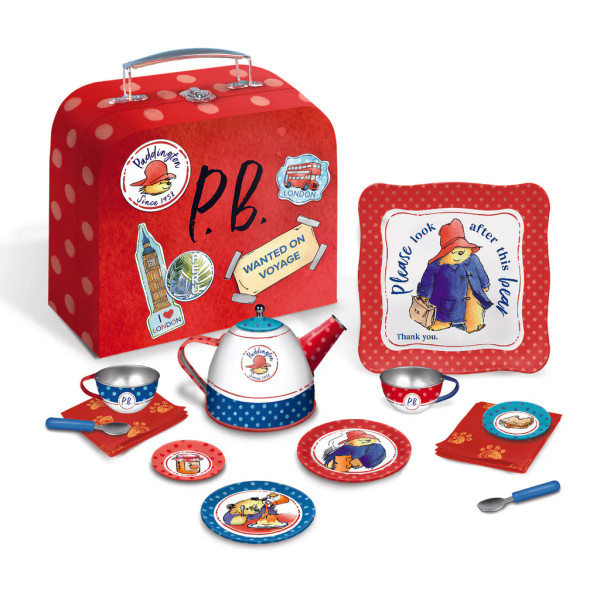 Yottoy Paddington 14- Piece Tin Tea Set