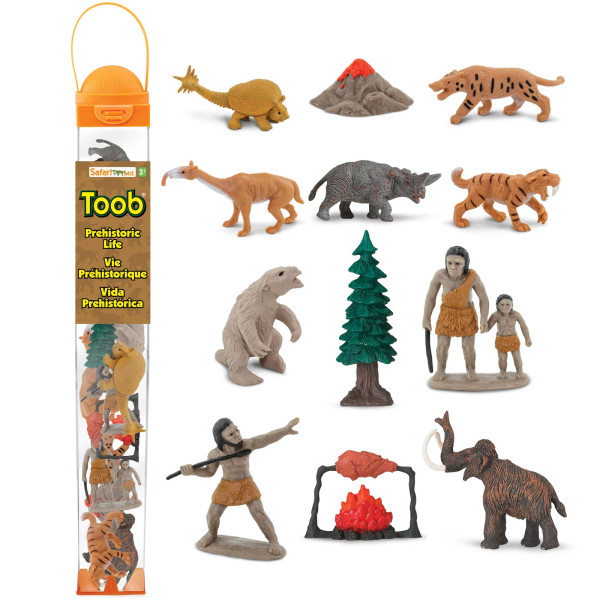Prehistoric Life TOOB® – Mini Ancient Creature Figure Set