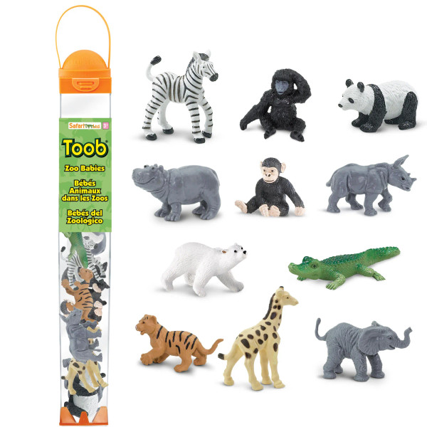 Zoo Babies TOOB® – Mini Baby Animal Figure Set