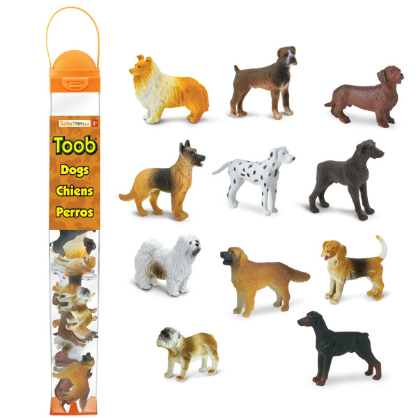 Dogs TOOB® – Mini Dog Breed Figure Set
