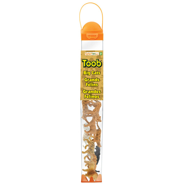 Big Cats TOOB® – Mini Wild Cat Figure Set