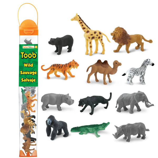 Wild TOOB® – Mini Wild Animal Figure Set