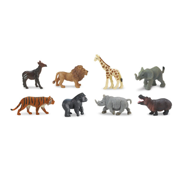 Wild Fun Pack – Miniature Wildlife Animal Figure Set