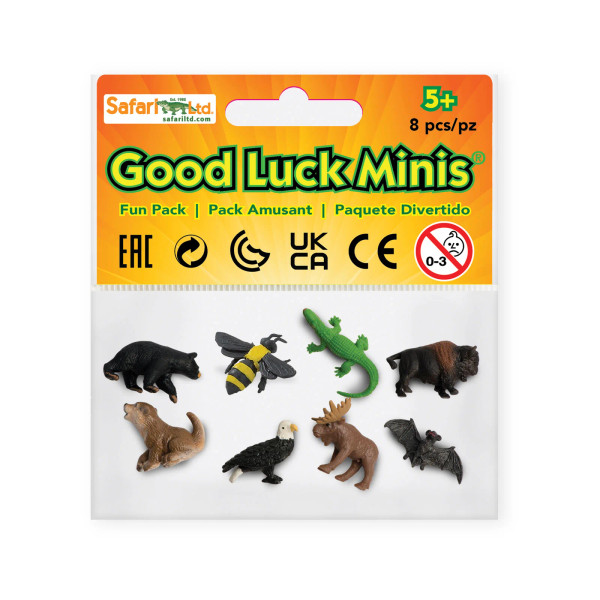 Wild America Fun Pack – Miniature North American Wildlife Figure Set